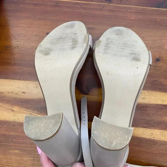 Steve Madden Carrson Dress Sandal Blush Leather (Sz. 9) - Picture 7 of 10